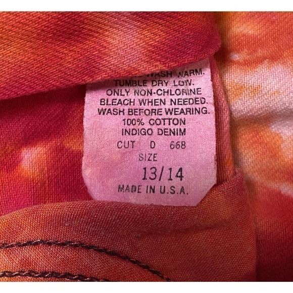 Hand Dyed Vintage Denim Skirt - A Time For Us - Picture 4 of 4